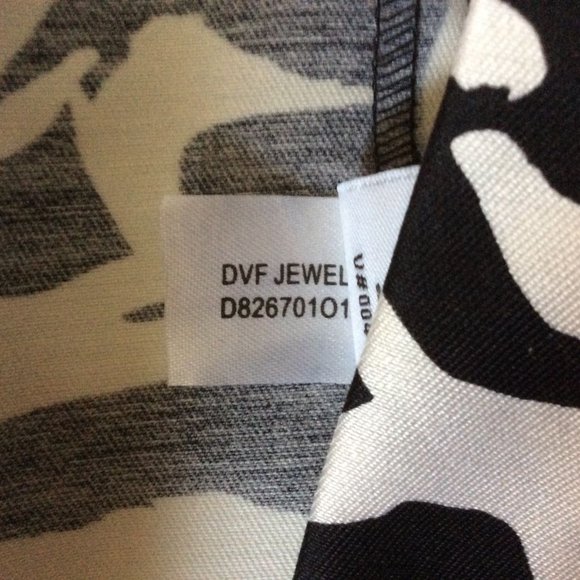 NWOT Diane Von Furstenberg DVF Jewel Wrap Dress– Fit & Flare Office-to-evening - Picture 8 of 15